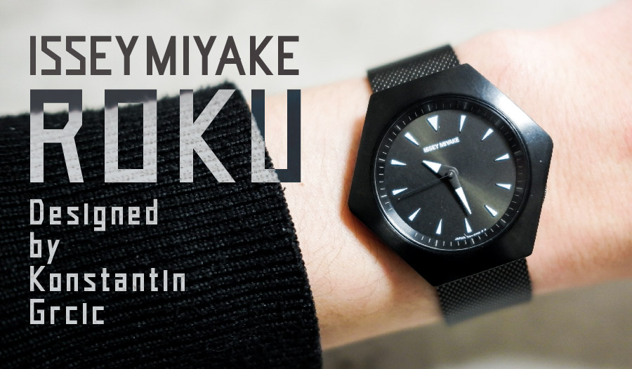 動作OK】ISSEY MIYAKE イッセイミヤケ ROKU 腕時計 ロク-