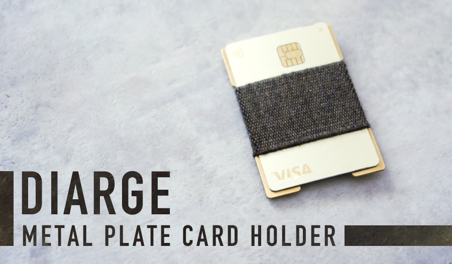 DIARGE / METAL PLATE CARD HOLDER_アイキャッチ